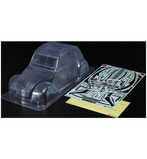Tamiya Clear Citroen 2CV Charleston Body Parts Set TAM51605