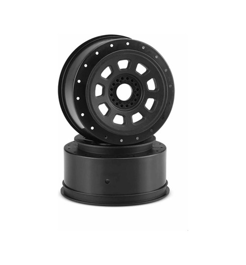 JConcepts 9-Shot 17mm Hex Sct Tire Wheel Black for 1/8th Buggy to Dirt JCO3421B