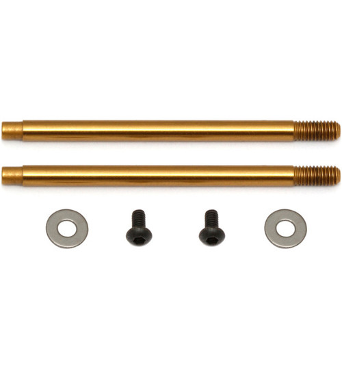 Associated 3x27.5 mm Shock Shafts (V2) TiN ASC91619