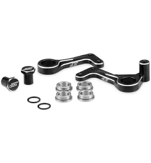 JConcepts Aluminum Steering Bellcranks Black for RC10t JCO2931-2