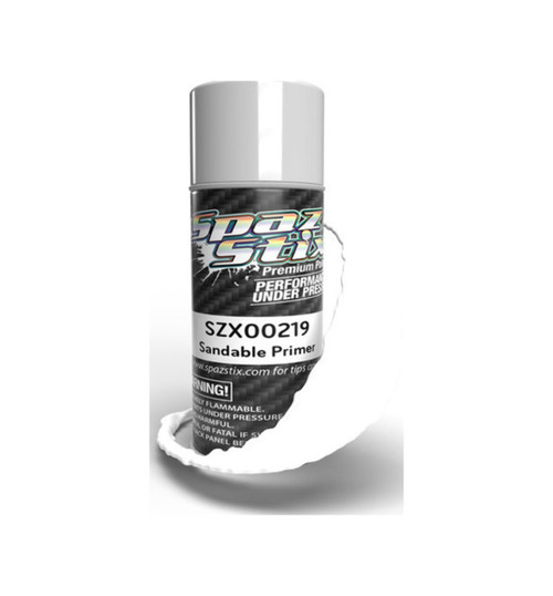 Spaz Stix High Quality Sandable Primer Aerosol Paint 3.5oz Can SZX00219