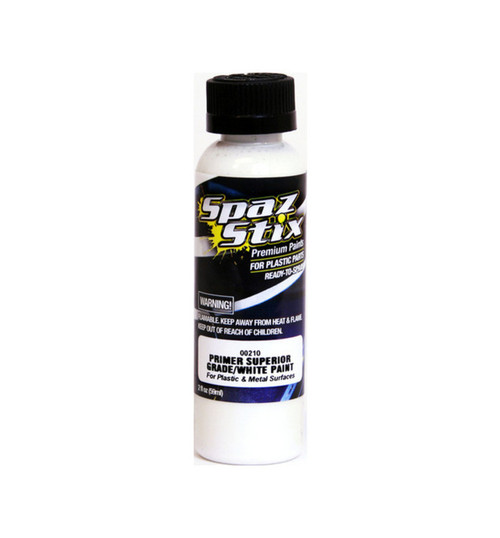 Spaz Stix High Quality Sandable Primer Airbrush Ready Paint 2oz Bottle SZX00210