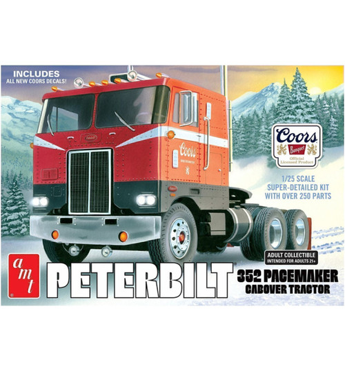 AMT Peterbilt 352 Pacemaker COE Coors Beer 1/25 AMT1375