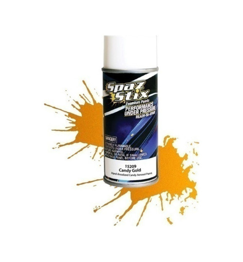 Spaz Stix Candy Gold Aerosol Paint 3.5oz Can SZX15209