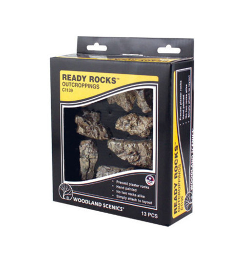 Woodland Scenics Ready Rocks Outcropping Rocks WOOC1139