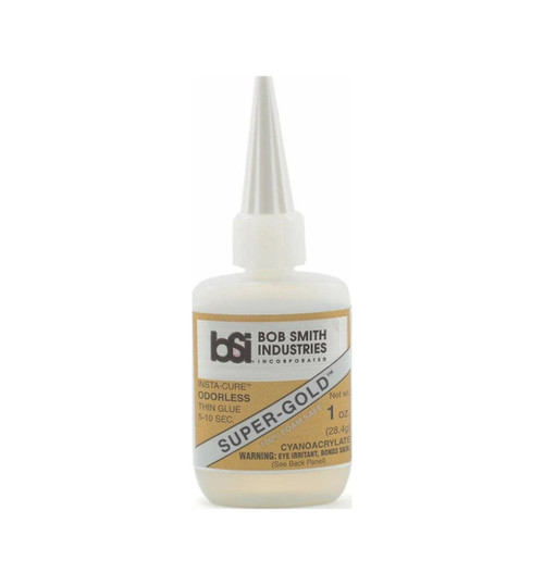 Bob Smith Industries Super-Gold 1 Ounce foam safe CA glue BSI122