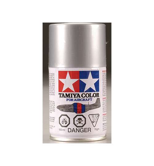 Tamiya Aircraft Spray AS-12 Bare Metal Slvr Acrylic TAM86512