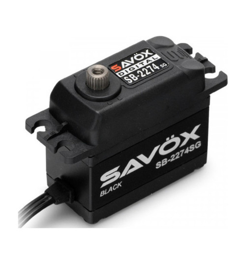 Savox Black Edition High Voltage brushless Digital Servo 0.080sec SAVSB2274SG-BE