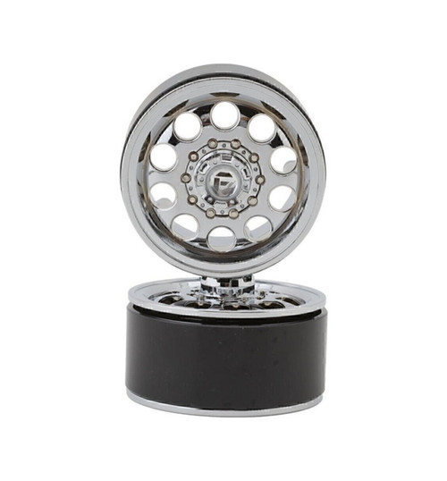 RC4WD Fuel Off-Road 1.9 Ff31 1/10 Front Beadlock Wheels (Chrome) (2) RC4ZW0352