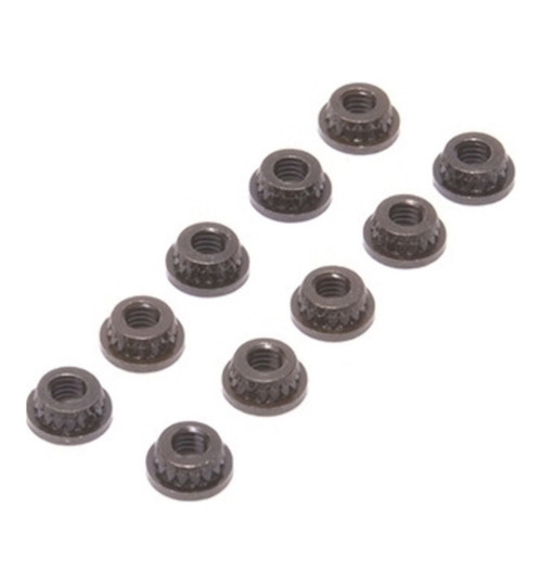 Schumacher Racing M3 Brass Black Thread Inserts - pk10 SCHU8794