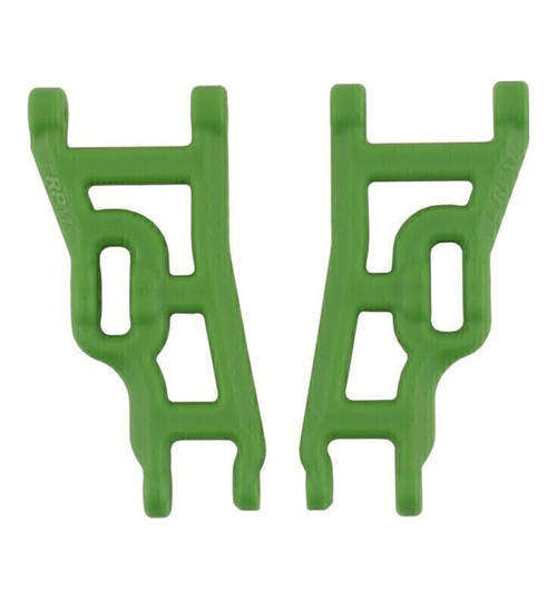 RPM R/C Products Front A-Arms Green: Elec Rustler Stampede Slash 2WD RPM80244