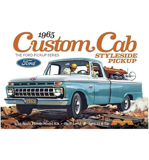 Moebius Models 1/25 1965 F0RD Custom Cab Styleside Pickup Model Kit MOE1234