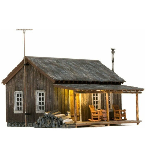 Woodland Scenics O B/U Rustic Cabin WOOBR5869