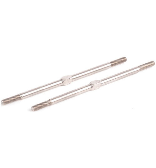 Schumacher Racing Titanium Turnbuckle - 76mm - Silver - Pr SCHU7674