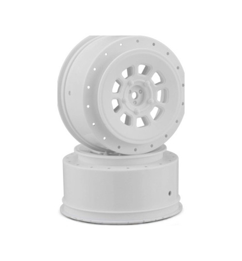 JConcepts 9-Shot 12mm Hex +3mm Offset Wheel White for SC10 / Sc6.1 2pc JCO3420W