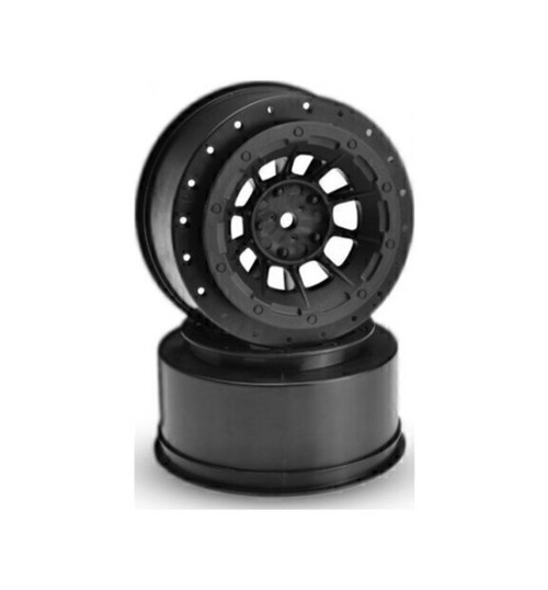 JConcepts Hazard Slash 2WD Front Wheels Black (2) JCO3350B