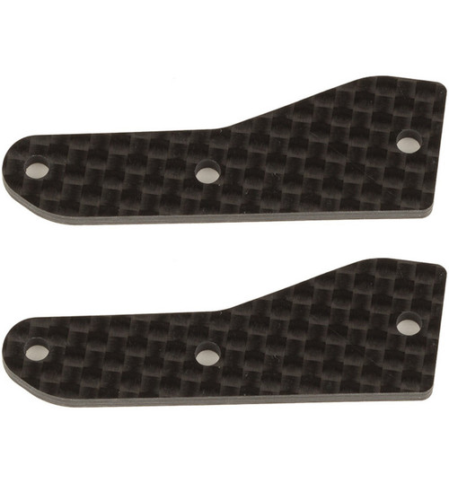 Associated Rc8B4 Ft Front Upper Suspension Arm Inserts Carbon Fiber 2mm ASC81537