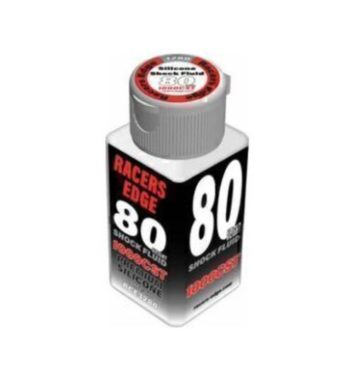 Racers Edge 80 Weight 1000cst 70ml 2.36oz Pure Silicone Shock Oil RCE3280