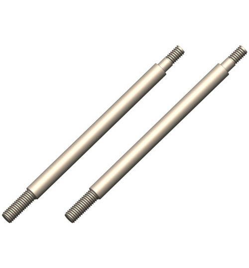 Corally Shock Shaft - 55mm - Front - Steel - 2 pieces: Python COR00180-165