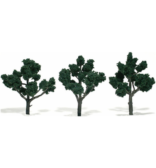 Woodland Scenics Pre-Assembled Tree Dark Green 4-5 3 WOOTR1511