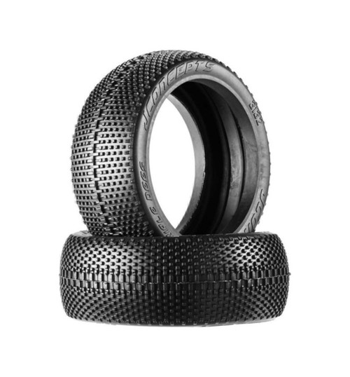 JConcepts Triple Dees Black Compound 83mm 1/8 Buggy Wheel JCO3132-07