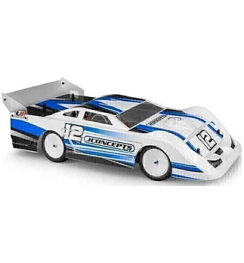 JConcepts 8 Night Body 10.25 Wide Late Model Dirt Oval Body Clear JCO0396