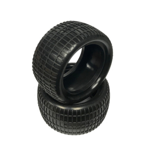 Raw Speed RC Waffle Buggy Rear Tire - Soft with Black Insert RWS100302SB