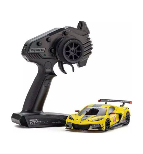 Kyosho Mini-Z Rwd Mr-04 Readyset Chevrolet Corvette C8.R Yellow KYO32356Y