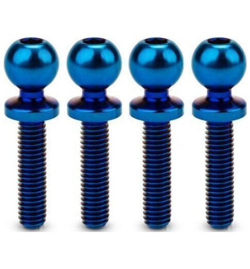 JConcepts Jci 5.5 X 12mm Revolved Titanium Ball-Stud Burnt Blue 4pc JCO5135-1