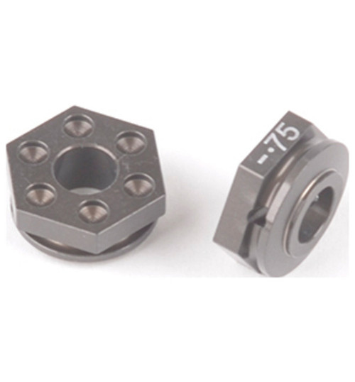 Schumacher Racing Alum Wheel Hex -0.75 - Cougar-Laydown Pr SCHU7646