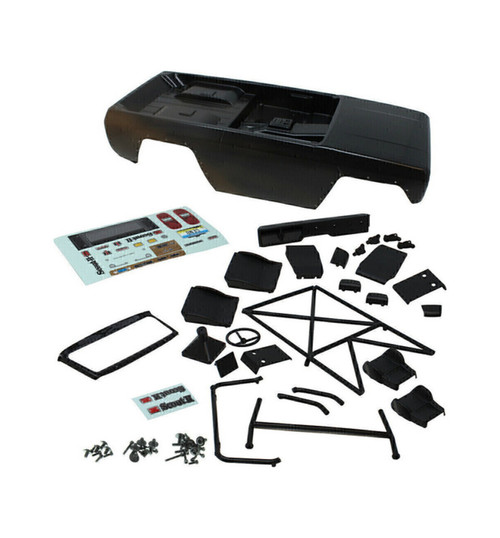 Redcat Gen8 Axe Painted Body (Black Pre-Cut) with Roll Cage/Interior RER12083