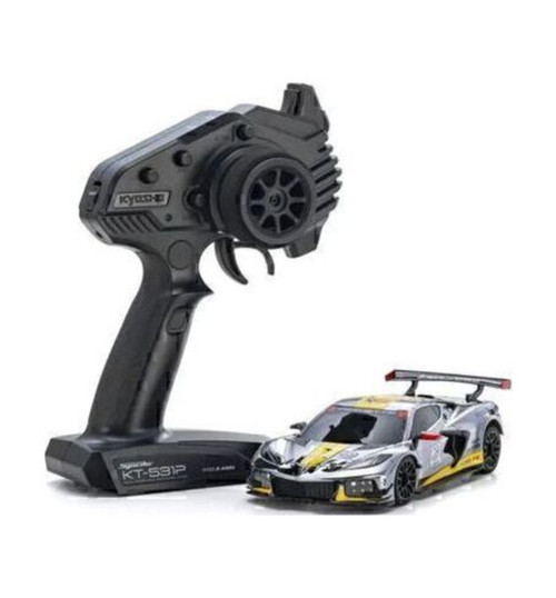 Kyosho Mini-Z Rwd Mr-04 Readyset Chevrolet Corvette C8.R Chrome/Yell KYO32356CRY