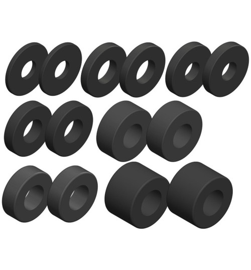 Corally Suspension Arm Shim - Composite - 1 Set: Dementor, Kronos, COR00180-055