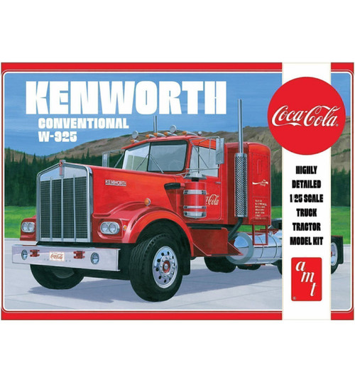 AMT Kenworth 925 Tractor Coca-Cola 1:25 Plastic Model Kit AMT1286