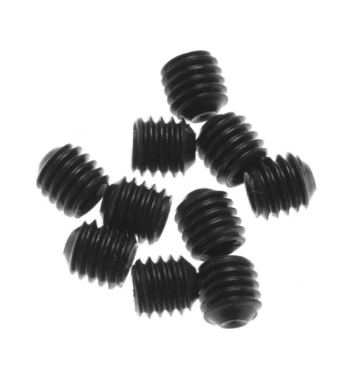 Tekno RC M3x3mm Set Screws- Black 10pcs TKR1609