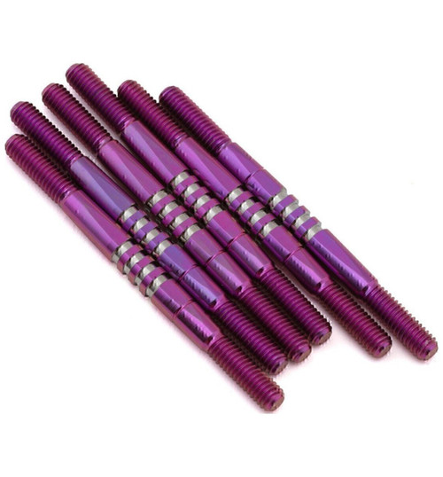 JConcepts RC10 B7/B7d Fin Titanium Turnbuckle Set (Purple) (6) JCO5290P