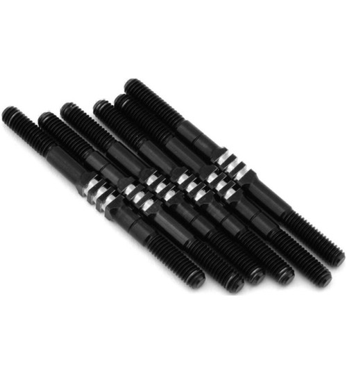 JConcepts B84 Fin Titanium Turnbuckle Set 6pc. - Stealth Black JCO5293-2