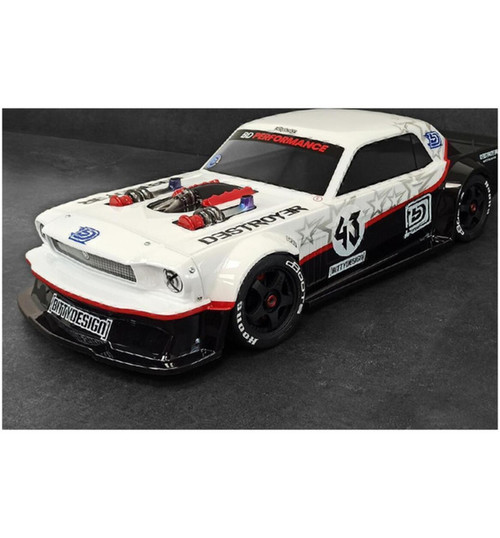 Bittydesign Destroyer 1/7 Supercar Body (Clear) (Arrma Infraction/Li BDYMC7-DSTY