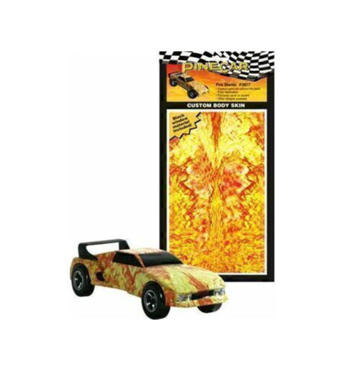 Pinecar Body Skin Custom Transfer Fire Starter PIN3977
