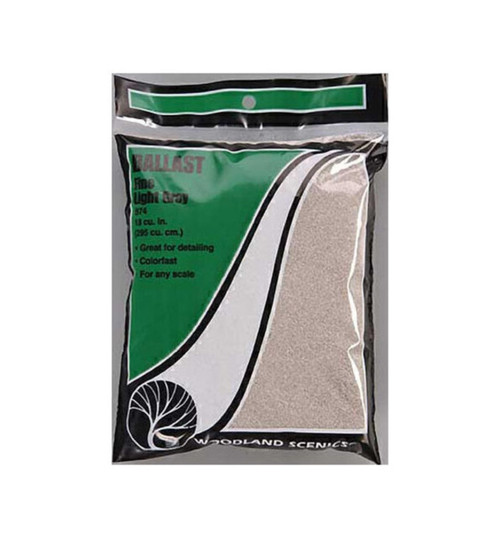 Woodland Scenics Fine Ballast Bag Light Gray/18 Cu. In. WOOB74