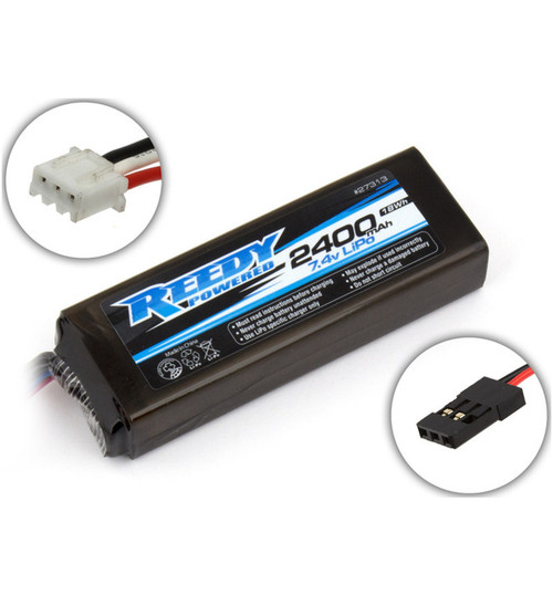 Associated Reedy LiPo Pro TX/RX 2400mAh 7.4V Flat ASC27313