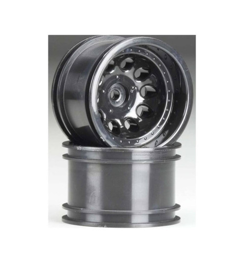 RPM R/C Products Black 2.2 Revolver Rock Crawler Wheels Wide Wheelbase  RPM82232