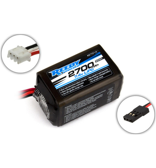 Associated Reedy LiPo Pro RX 2700mAH 7.4V Hump ASC27314