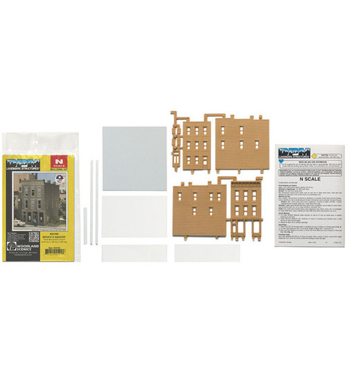 Woodland Scenics N KIT DPM Bruce s Bakery WOO50100