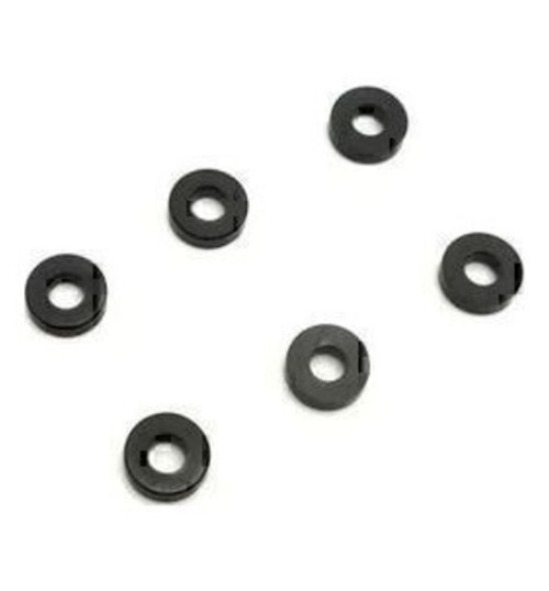 Kyosho Aluminum Collar 3x7x2mm/Black/6pcs KYO97059-02BK