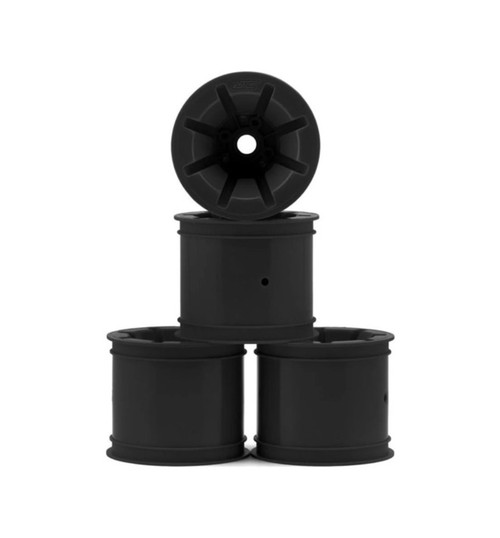 JConcepts RC10t Pioneer 2.2 Bearing Front Wheels (Black) (4) JCO3468B