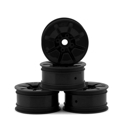JConcepts RC10t Pioneer 2.2 Narrow Front Wheels (Black) (4) JCO3467B