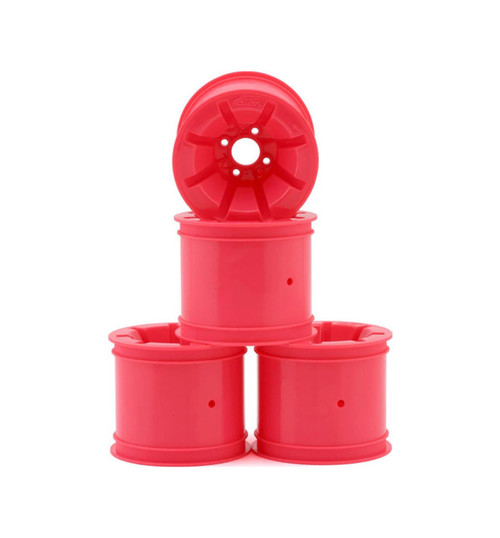 JConcepts RC10t Pioneer 2.2 Rear Wheels W/Adapters (Pink) (4) JCO3469P