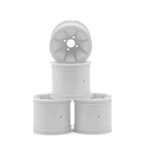 JConcepts RC10t Pioneer 2.2 Rear Wheels W/Adapters (White) (4) JCO3469W
