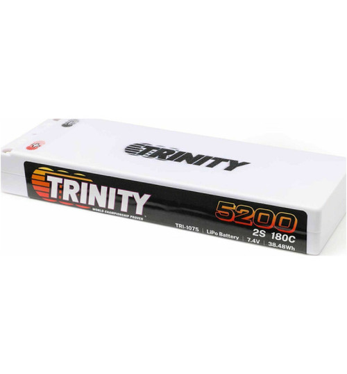 Trinity 5200mah 2S 7.4V 180C Stick 5mm Bullets TRI-1075